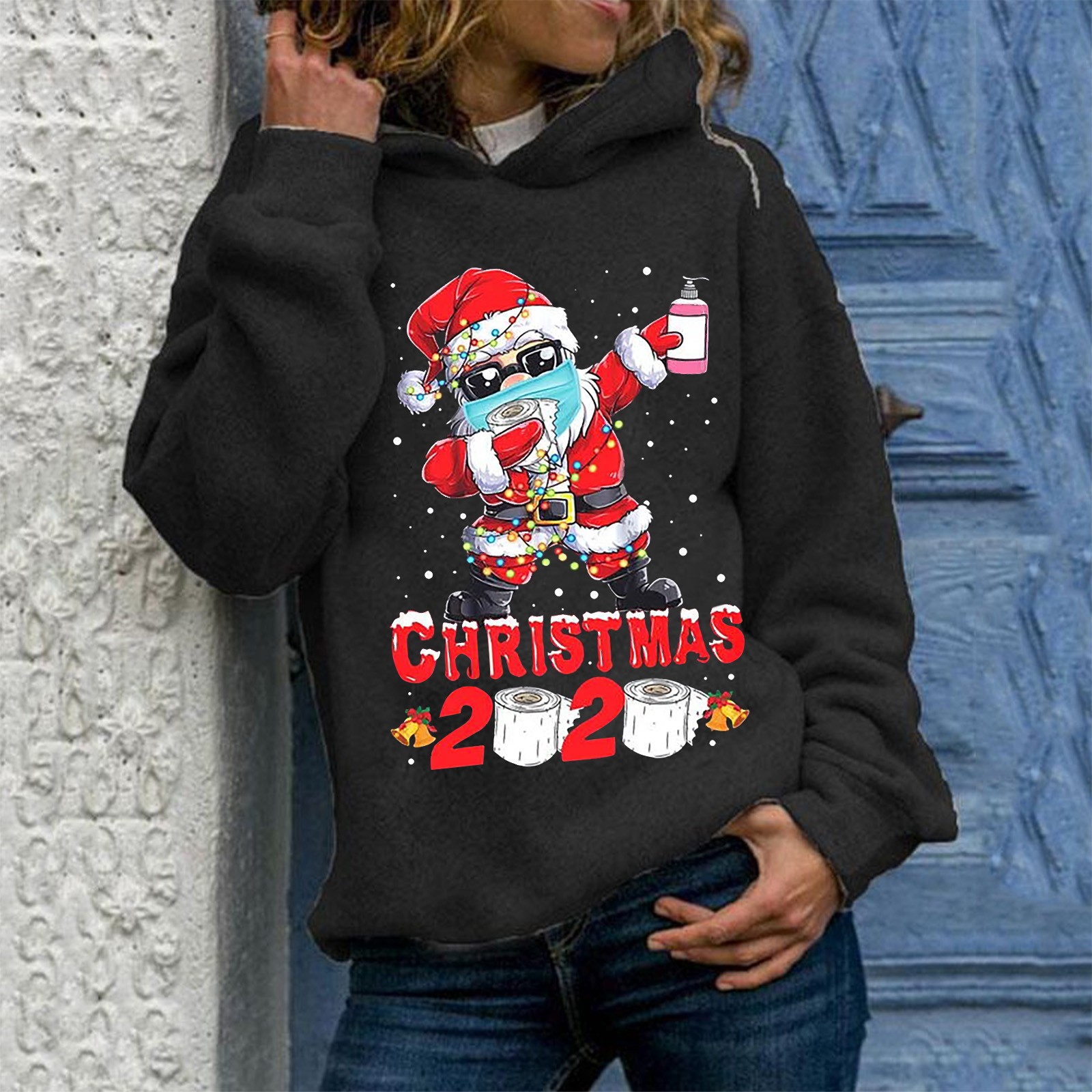 4# winter clothes women   Womens Casual O-Neck Long Sleeve  Print Loose Pullover woman sweaters кофты