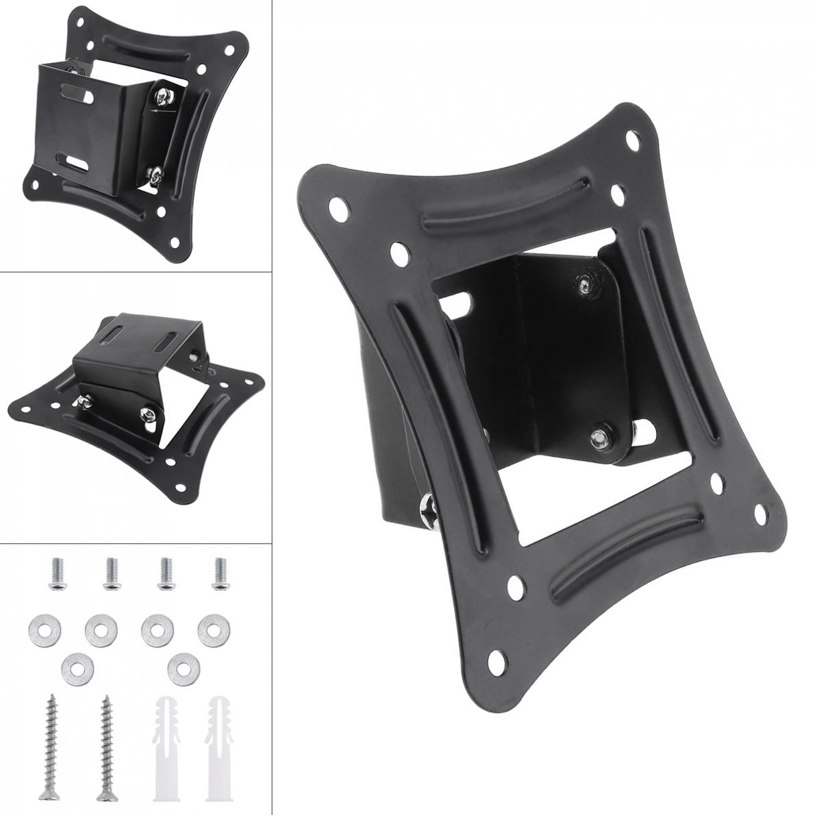 Universal TV Wall Mount Bracket Fixed Flat Panel TV Frame Stand Holder 15 Degrees Tilt Angle for 14-26 Inch LCD LED Monitor