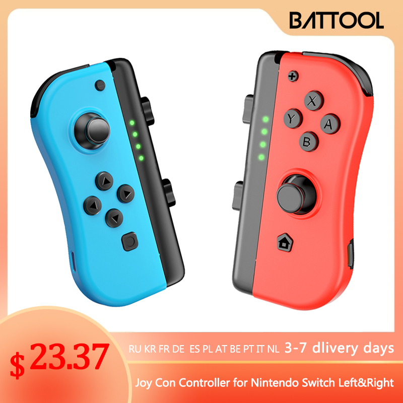For Joy Controller for Nintendo Switch Left&Right，for Switch Joy Pad，Wireless Support Dual Vibration/Wake-up/Motion Control