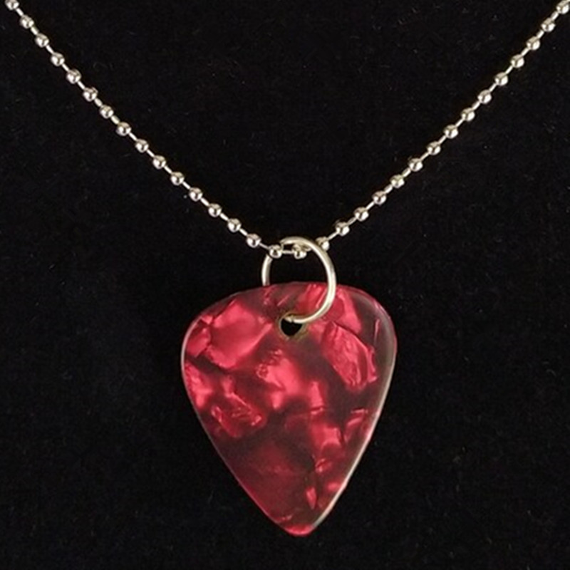 Stranger Things Necklaces Horror Film Hellfire Club Necklace Eddie Munson Guitar Pick Pendant Necklace for TV Drama Fans Friend