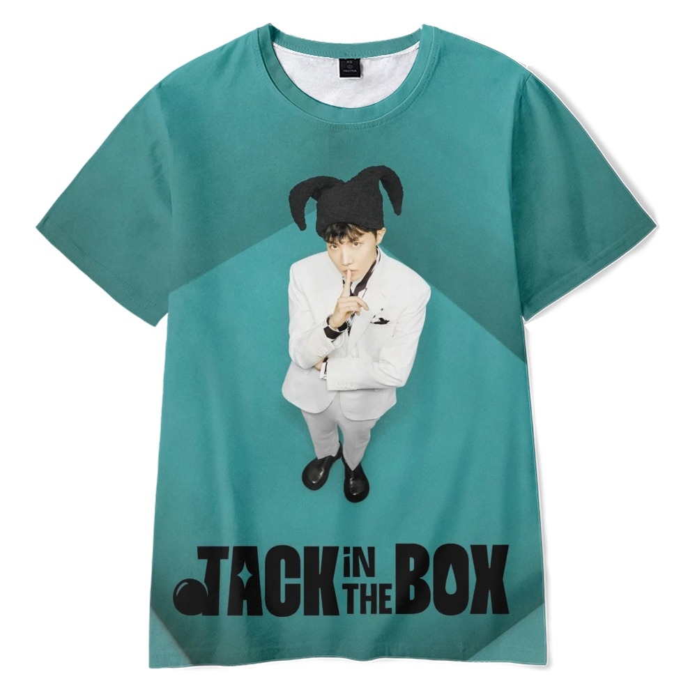 J-HOPE T-shirt Album Jack In The Box 3D Kpop Fans  t-shirts