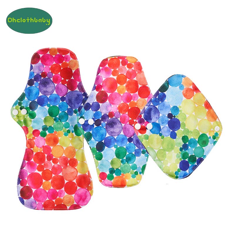 Lady Care Washable Panty Liner Reusable Sanitary Towels Bamboo Charcoal Women's Menstrual Cotton Pads For Monthly Period Relief