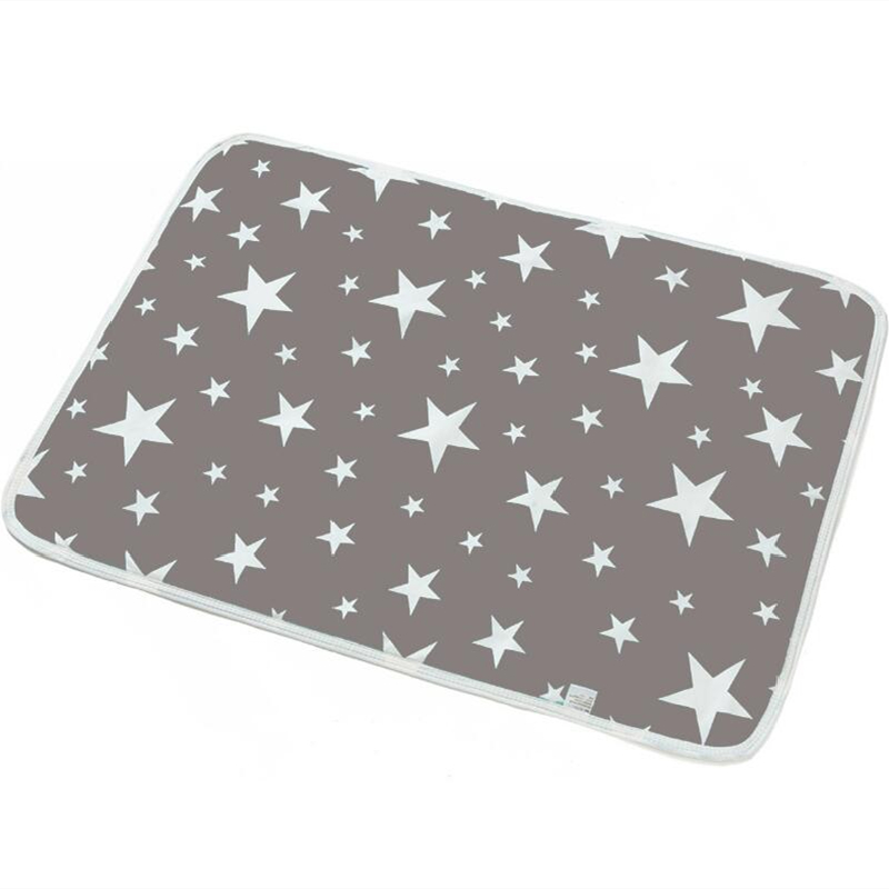 Baby Waterproof Diaper Changing Urine Absorbent Mat Baby Nappy Changing Pad Soft Reusable Washable Mattress Pad