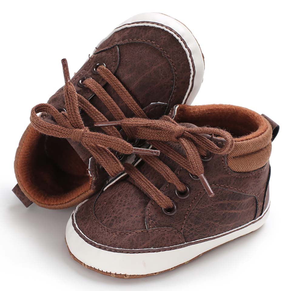 Baby Lace-Up Shoes Girls  Infant Casual Canvas First Walker Newborn Not Slip Soft Sole Prewalker Toddle Sport Sneakers 0-18M