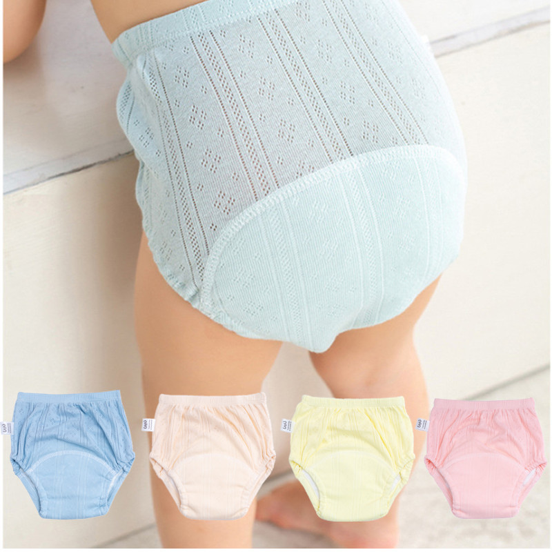 Newborn Training Pants Baby Shorts Washable Underwear Boy Girl Cloth Diapers Reusable Nappies Infant Panties