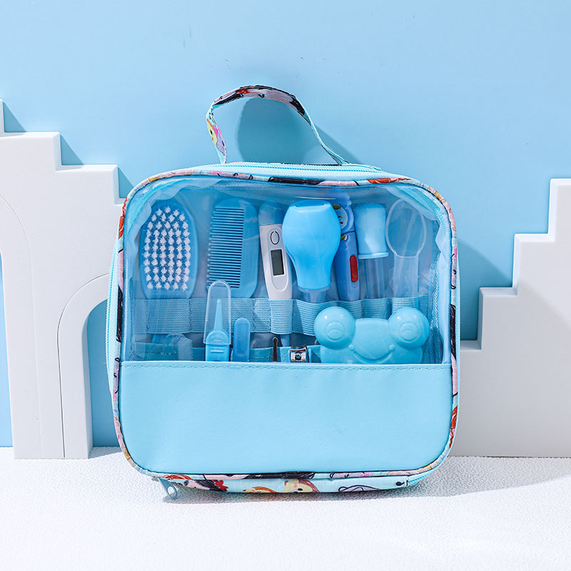 1-13 pcs/Set Newborn Baby Kids Nail Hair Health Care Thermometer Grooming Brush Kit Care Baby Essentials Newborn Material Safety