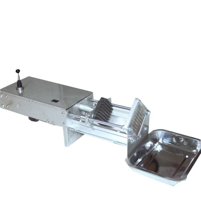 220V/55W Potatoes， Cucumbers and French Fries Slicing Automatic Vegetable Pushing Machine Household Electric Cutting Machine