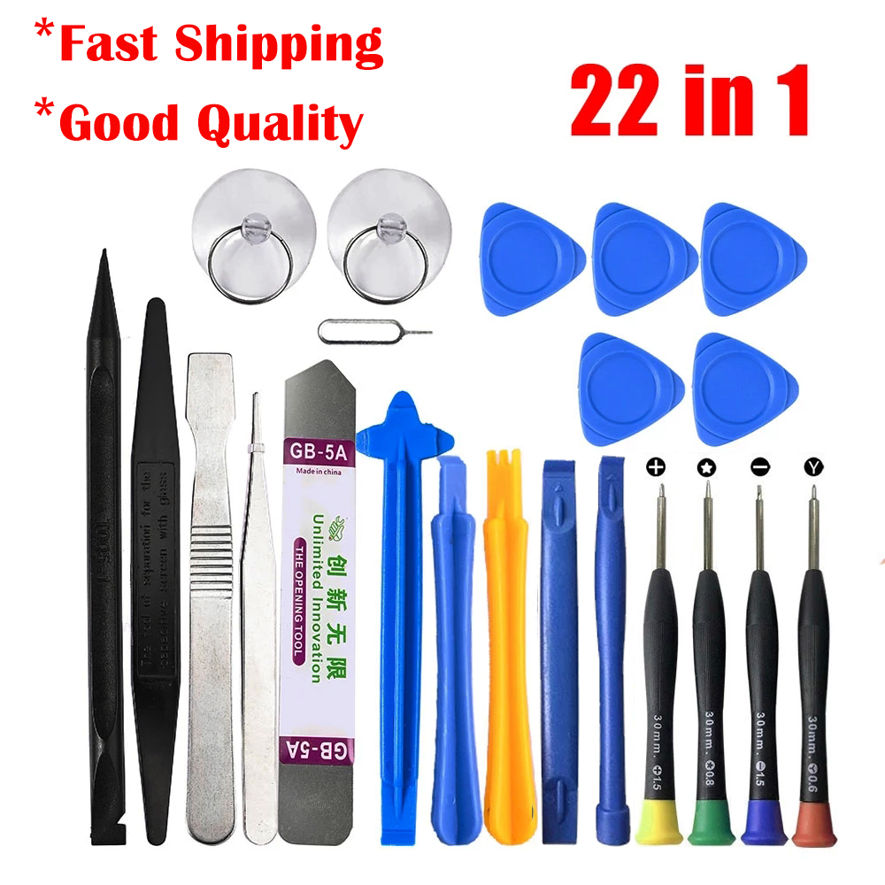 22 in 1 Mobile Phone Repair Tools Opening Screwdriver Set for iPhone For iPad Laptop Computer Disassemble Tool Kit Opening Tool