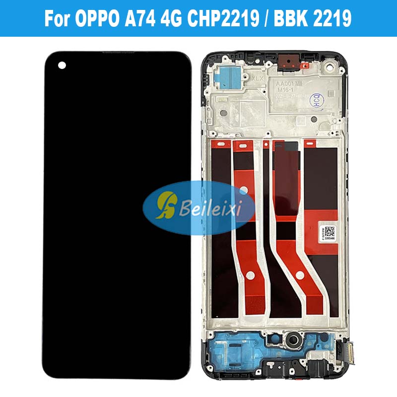 For OPPO A74 4G CHP2219 BBK 2219 LCD Display Touch Screen Digitizer Assembly Replacement Parts