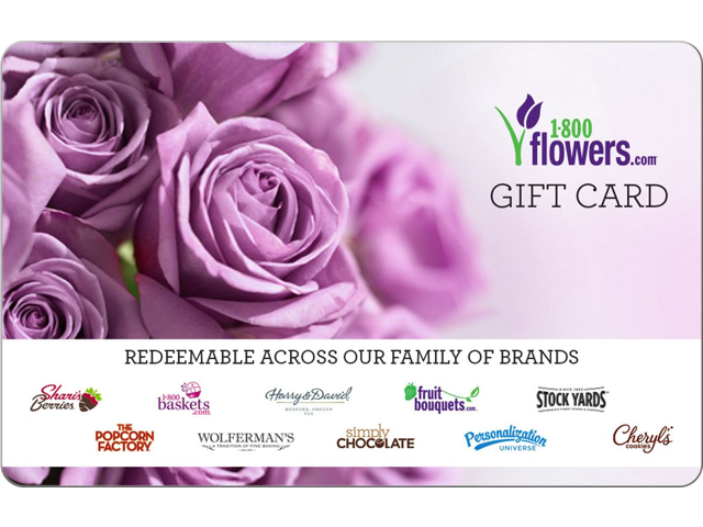 1-800-Flowers.com $25 Gift Card (Email Delivery)