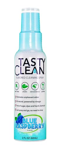 All-Natural Flavored Dental Appliance Cleaner - Made in USA for Retainers, Aligners, Guards, and More - Cleanses, Refreshes, and Protects - No Harsh Chemicals. (Blue Raspberry)