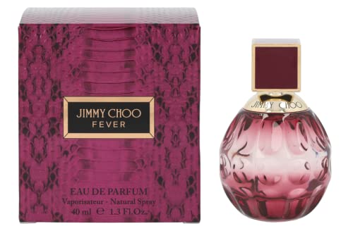 JIMMY CHOO Fever Eau de Parfum - Long Lasting Fragrance with notes of Black Plum Nectar, Heliotrope & Roasted Tonka Bean - Warm & Floral
