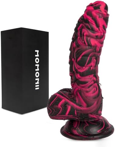 Realistic Thick Dildo Sex Toy, 7.16 Inch Safe Silicone Lifelike G Spot Anal Dildos with Strong Suction Cup for Hands-Free, Flexible Monster Stimulator Adult Toys for Women Men Couples