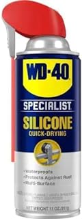 WD-40 Specialist Silicone Lubricant with Smart Straw Sprays 2 Ways, Twin-Pack, 11 OZ, [12-Pack]