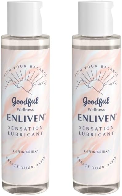 Goodful Wellness Enliven Intimate Accessory Gel – Water-Based, Hypoallergenic Formula for Comfortable Use with Accessories, Long-Lasting, Non-Sticky, Gentle for Sensitive Skin (2)