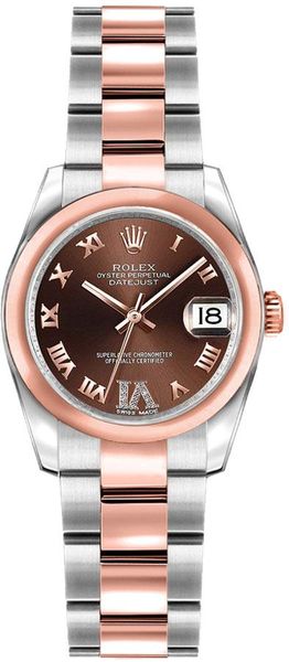 Rolex Lady-Datejust 26 Everose Gold & Steel Women’s Watch 179161