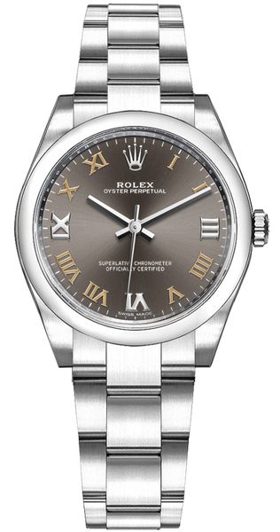 Rolex Oyster Perpetual 31 Dark Grey Dial Women’s Watch 177200